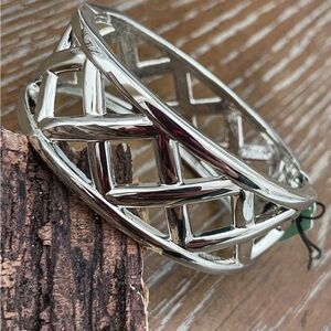 Silver lattice Bracelet